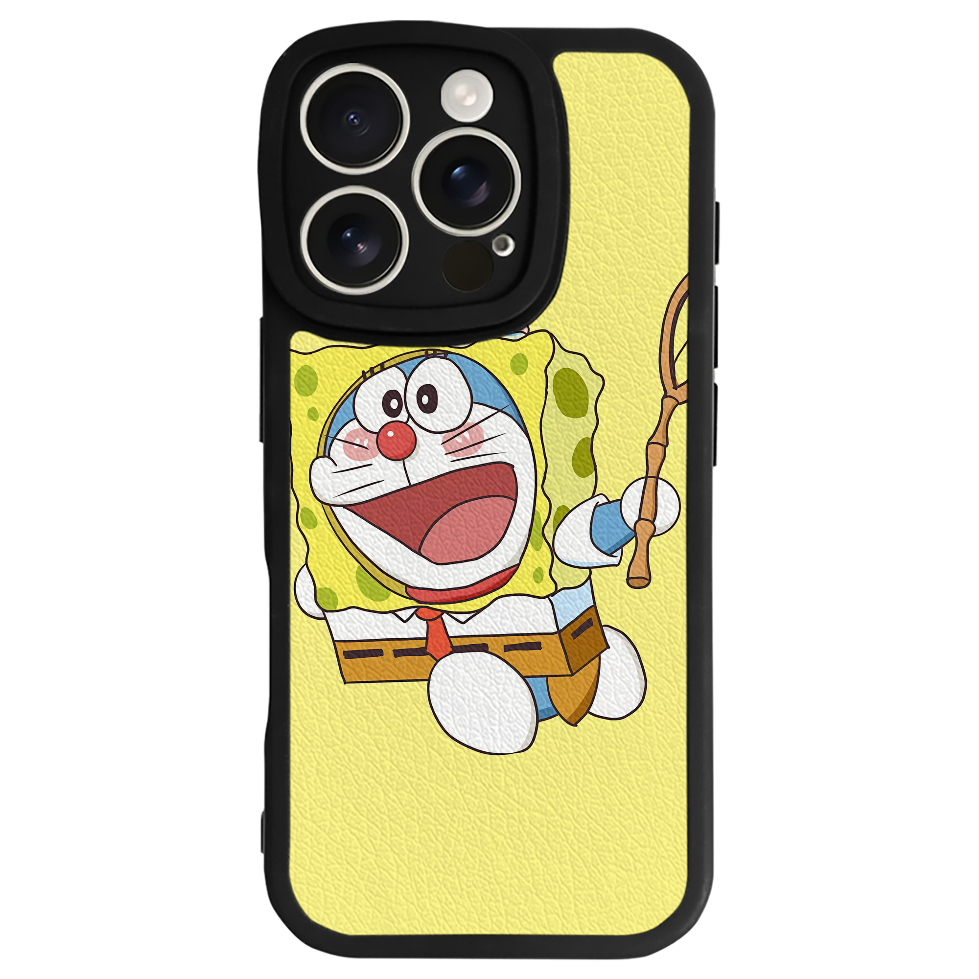 （画像用） ドラえもん Doraemon 【iPhone 16シリーズ対応】シリコンスマホケース（レザー調） 材質：シリコン